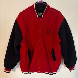 Vintage Auburn Sportswear Dodge Red and Black Jacket